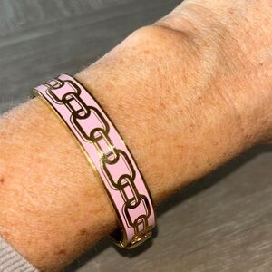 Halcyon Days Enamel & Gold Tone Bracelet